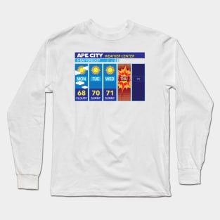 Ape City Weather Forecast Long Sleeve T-Shirt